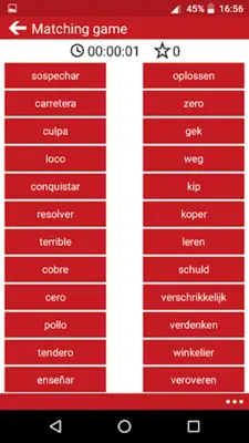 Dutch - Spanish  Dictionary & Education android App screenshot 3