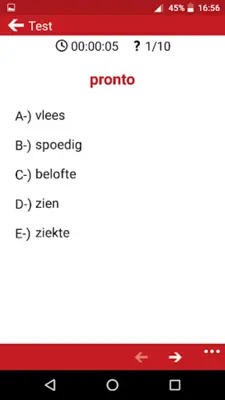 Dutch - Spanish  Dictionary & Education android App screenshot 4